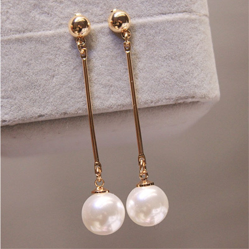 Boucles d'oreilles élégantes avec perles spéciales faites à la main