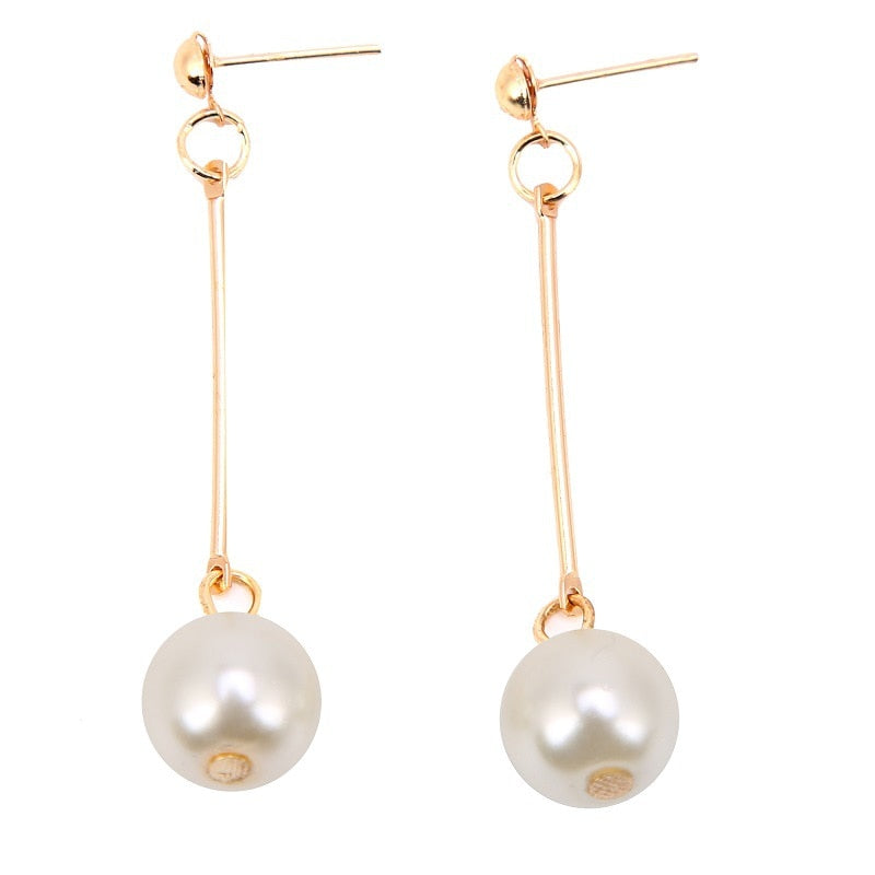 Boucles d'oreilles élégantes avec perles spéciales faites à la main