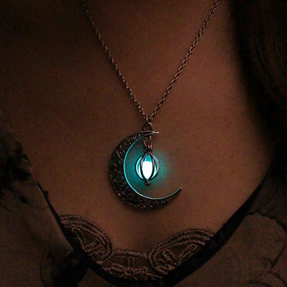 Collier lumineux clair de lune