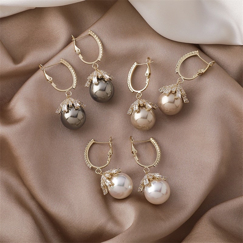 Boucles d'oreilles bébé perles