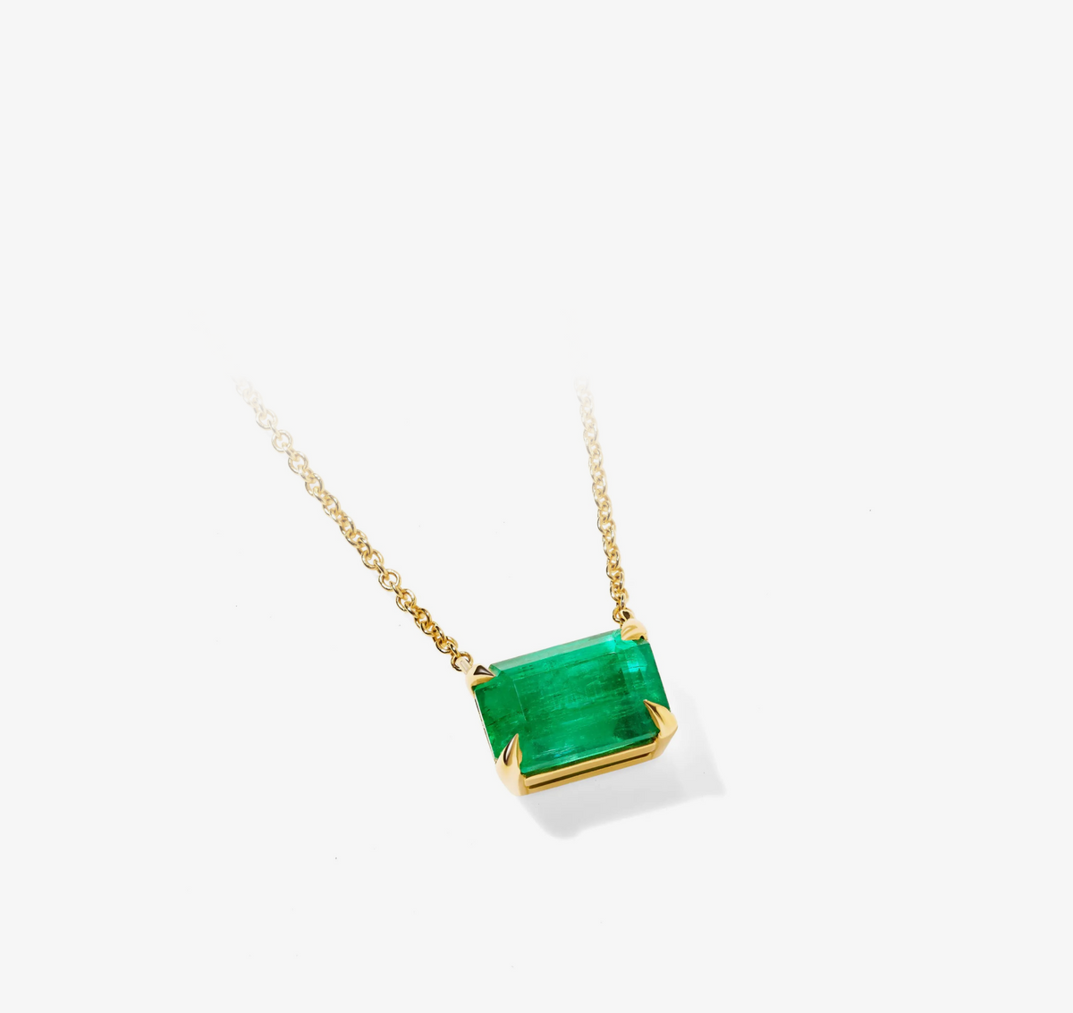 Collier Drape Émeraude Mvraki
