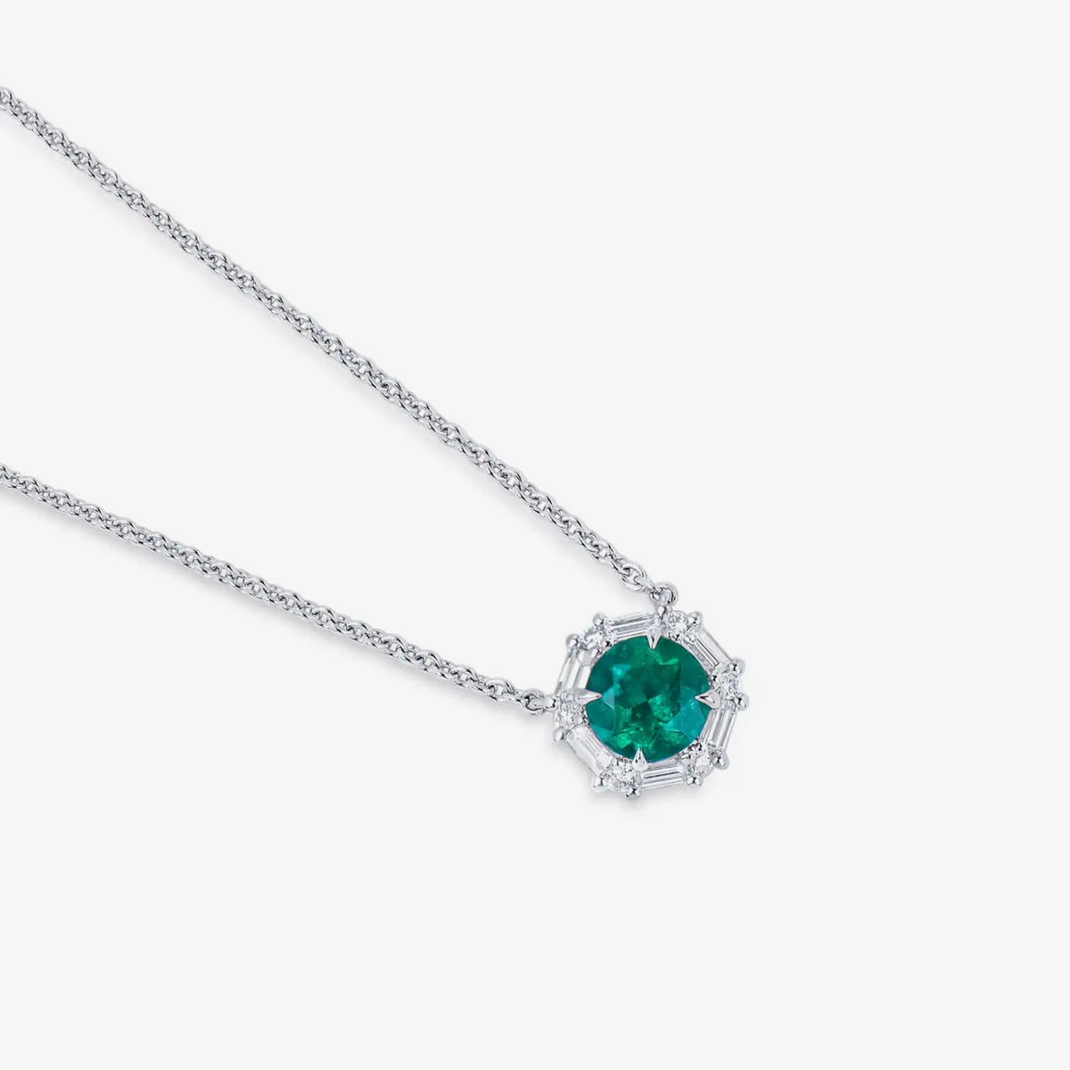 Collana Mvraki Signature en Émeraude et Diamants