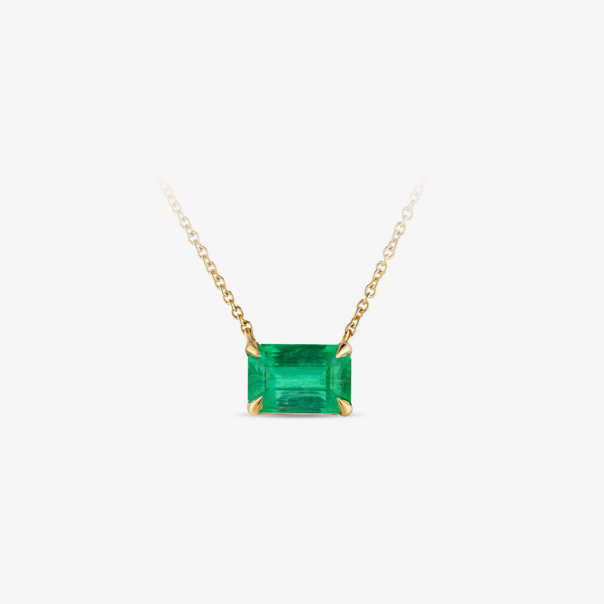 Collier Drape Émeraude Mvraki