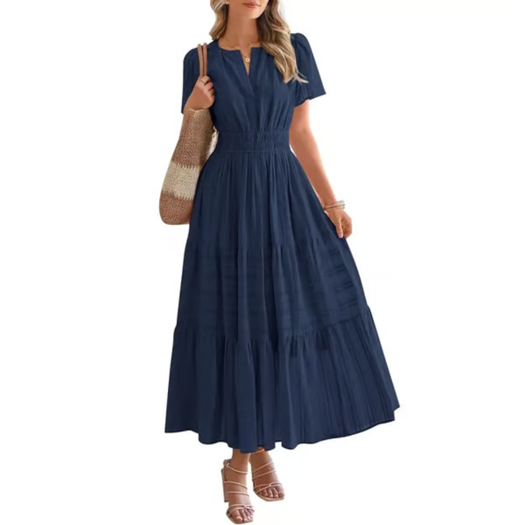 Elara – Robe longue confort aérée