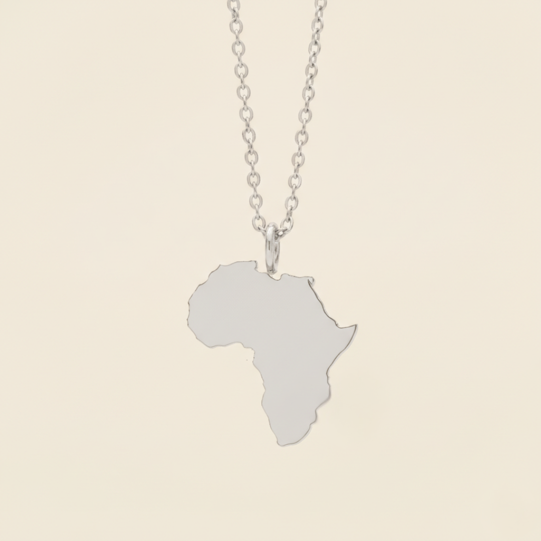 Lindoria™ - Zarte Halskette mit Länderkarte aus 18k Gold