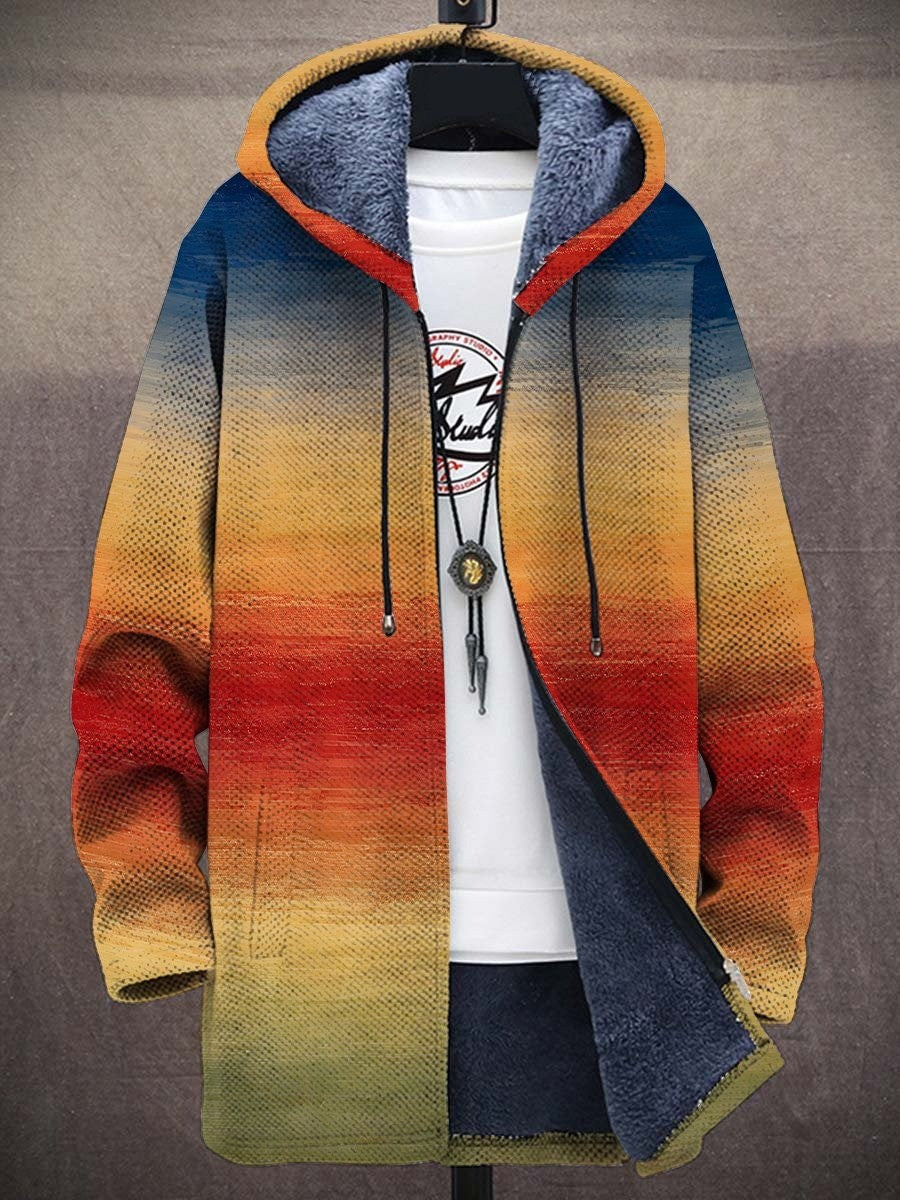 Noora™ - Luxuriöse Kunstinspirierte Kapuzenjacke mit Reißverschluss