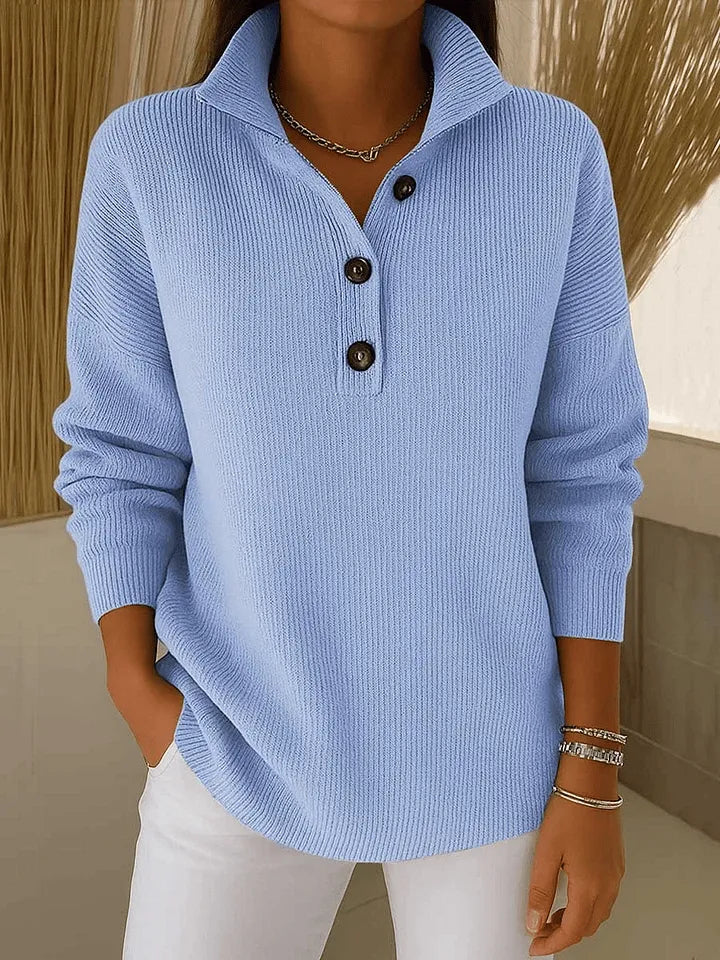 Amparo | Polo en jersey à col en V