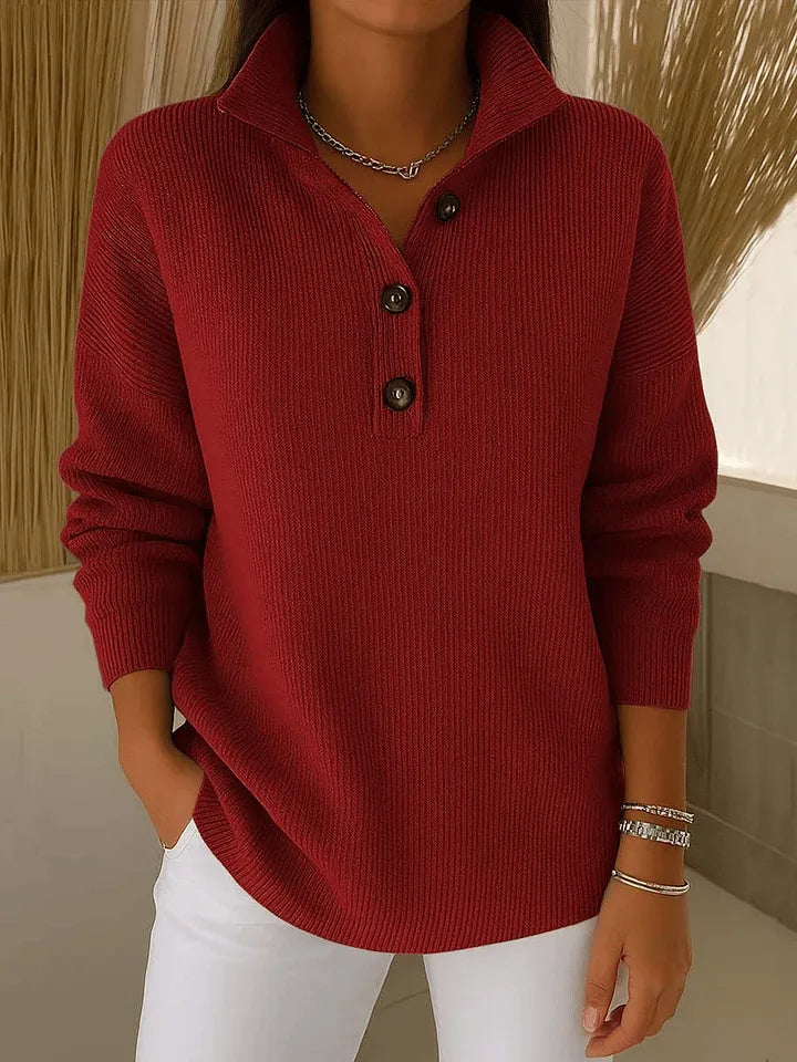 Amparo | Polo en jersey à col en V