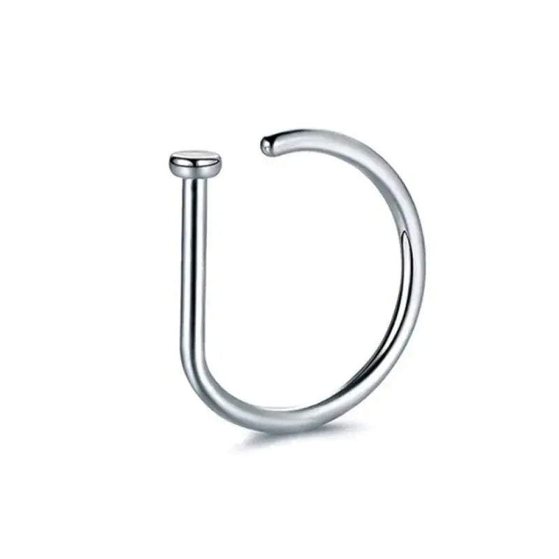 Clip-on piercing nasal et boucle d'oreille sans trou
