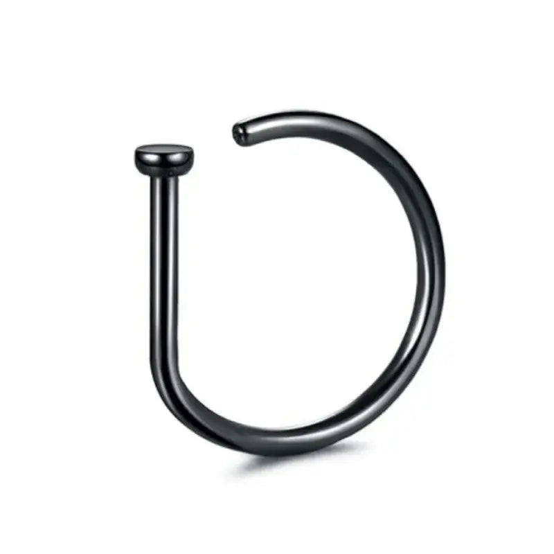 Clip-on piercing nasal et boucle d'oreille sans trou