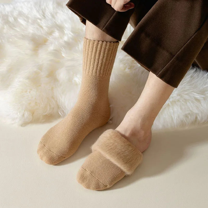 chaussettes thermiques unisexes d'hiver