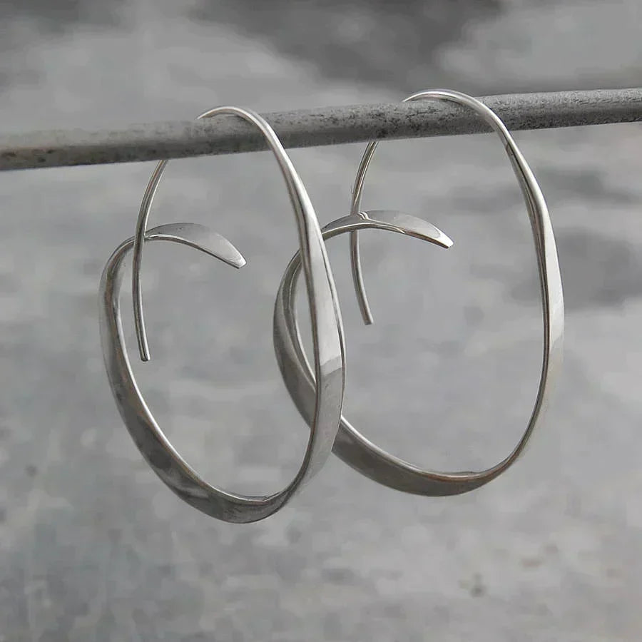 Boucles d'oreilles spirales