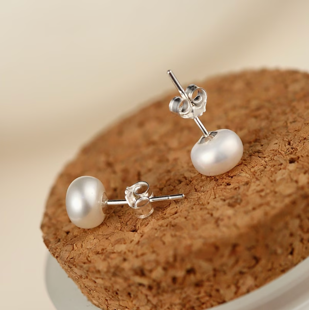Boucles d'oreilles classiques en perles
