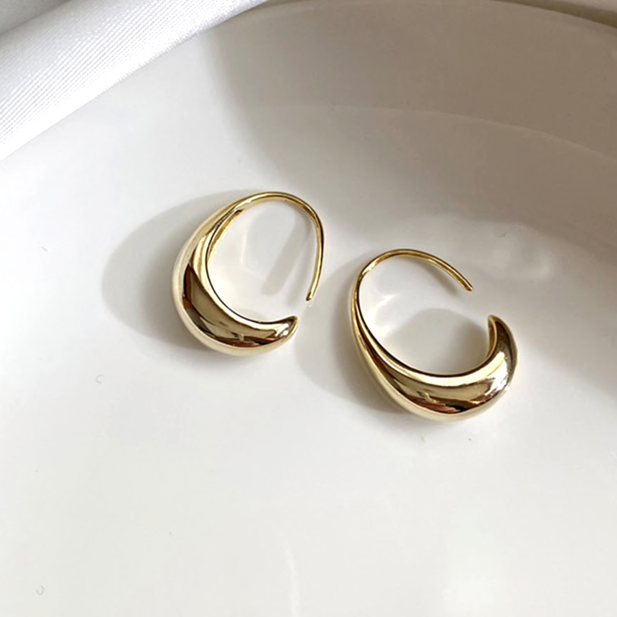 Boucles d'oreilles en or élégantes