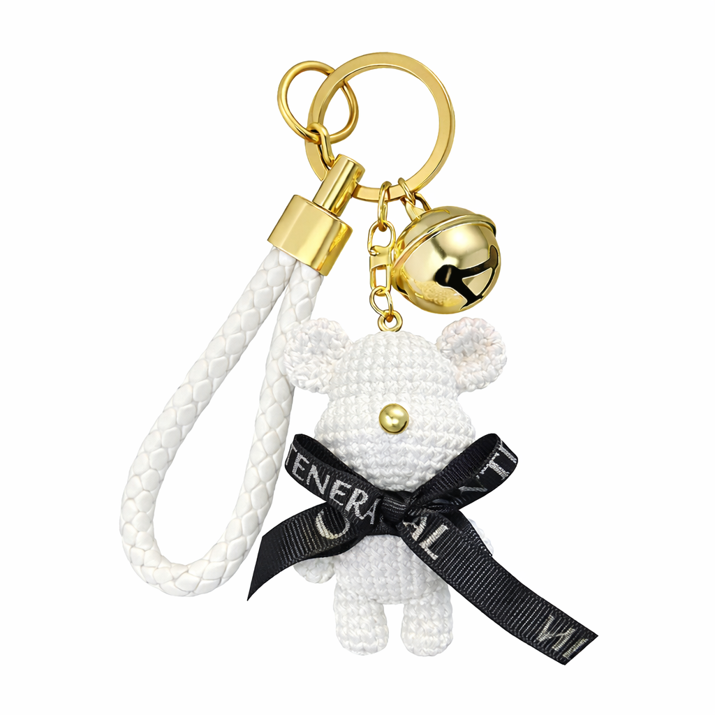 Ourson | Eleganter goldener Schlüsselanhänger