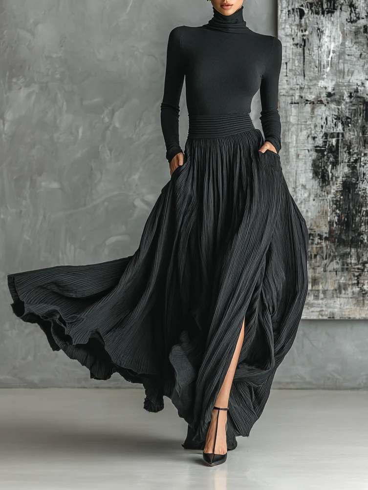 Eva™ || Elegantes Set mit Faltenrock