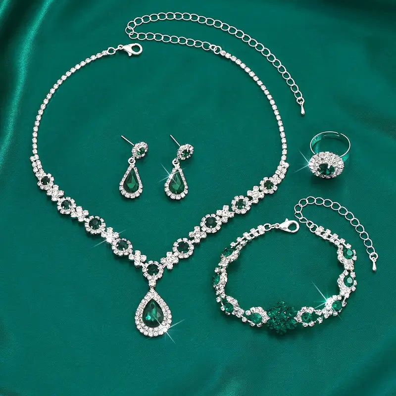 Ensemble de Bijoux Alessia Lyselle en Or Blanc