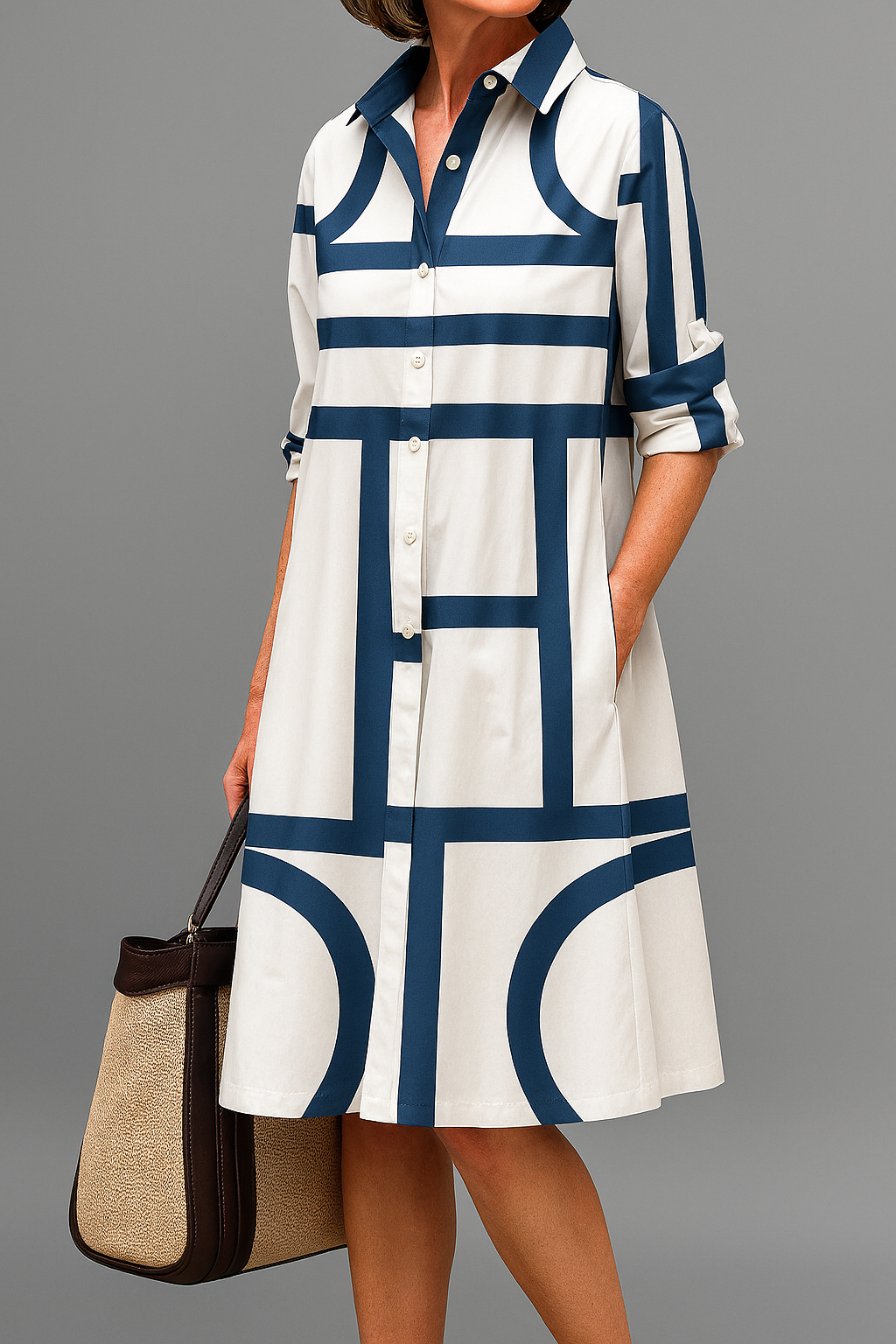 Sienne™ | Robe midi élégante