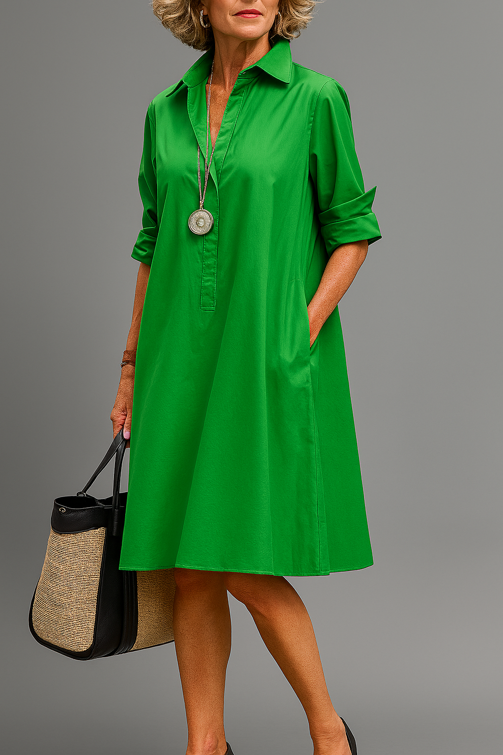 Riley™ | Robe midi élégante