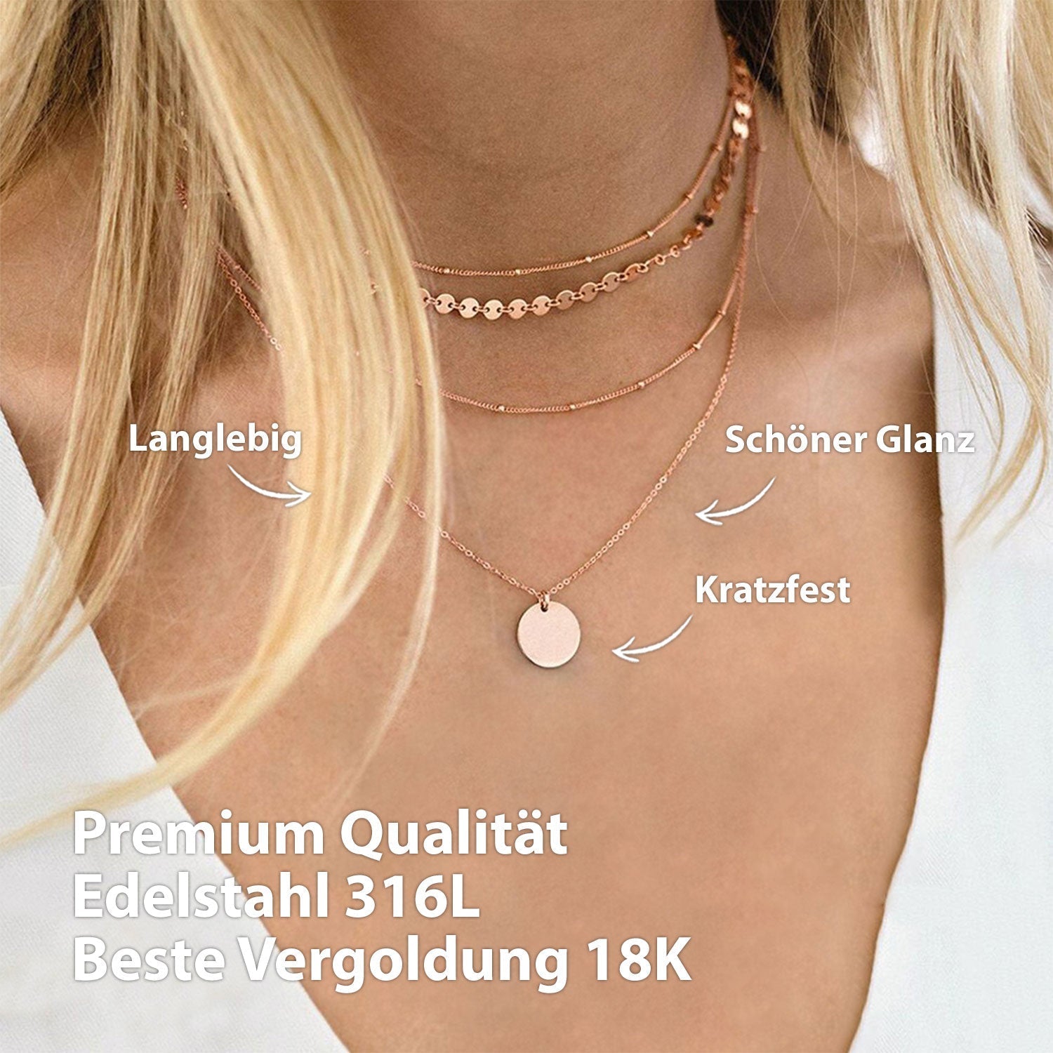 Ensemble collier BonnyBoho Rose