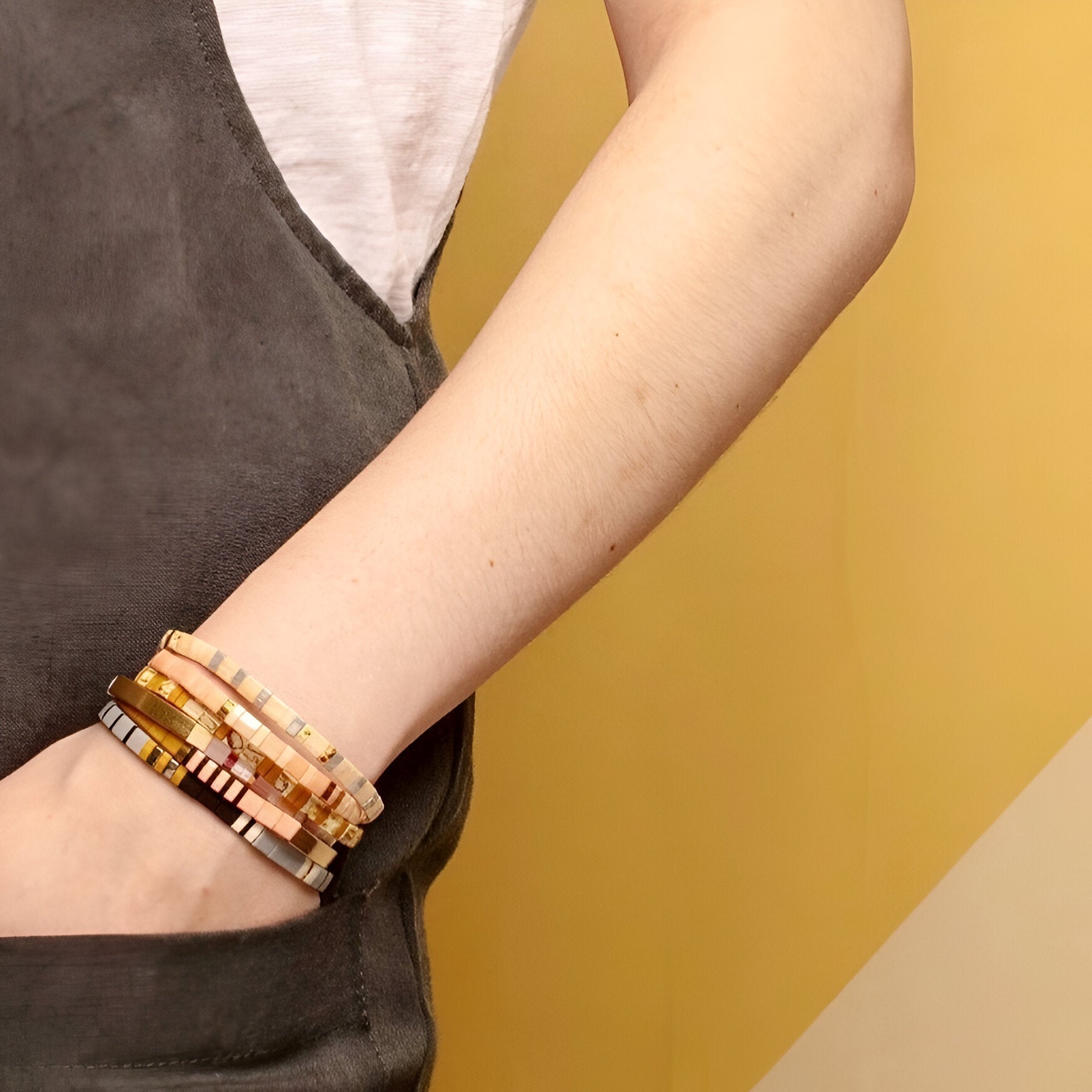 AozoraGold™ Perlenarmband