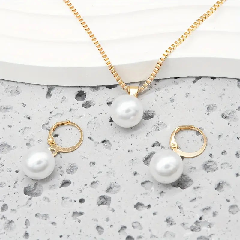 Ensemble de colliers de perles élégant et gracieux