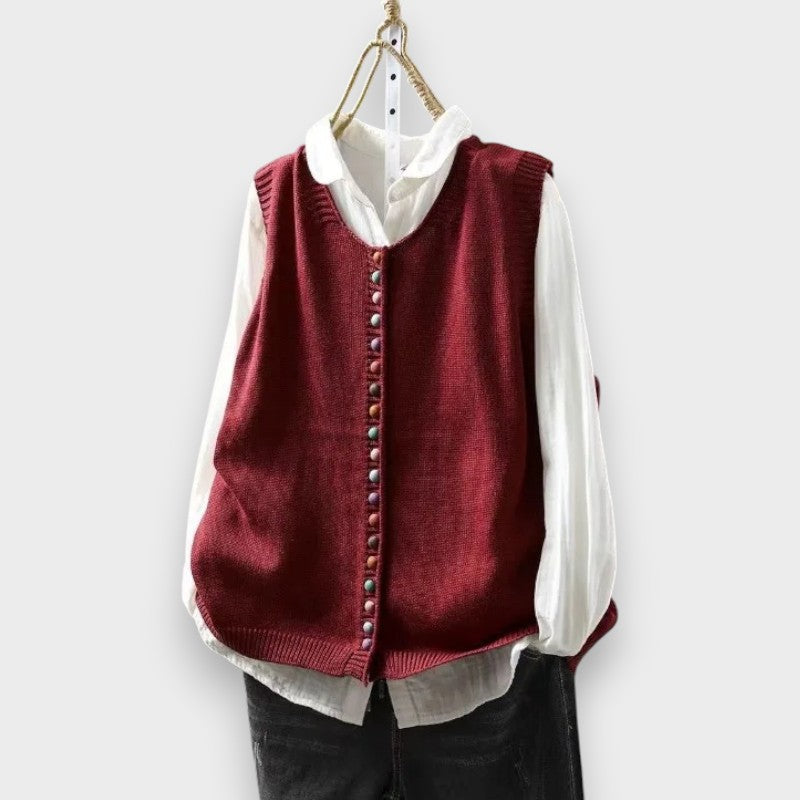 Maja™ | Élégant cardigan en maille avec boutons