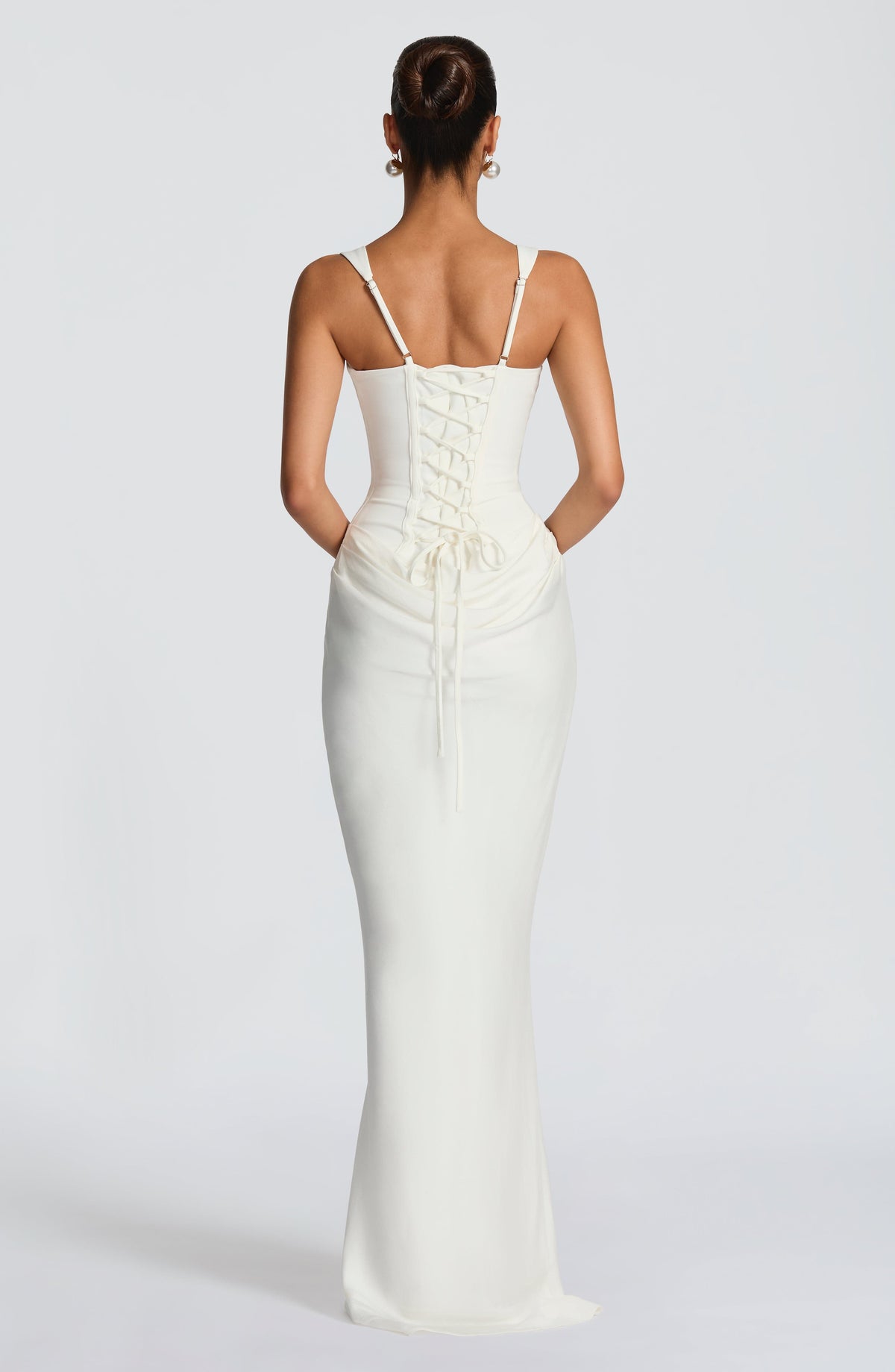 Éléonore | Robe longue à encolure carrée