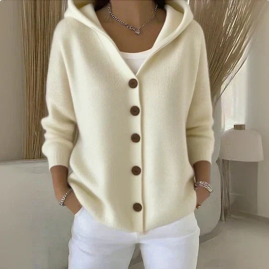 Rocío | Pull en tricot à capuche