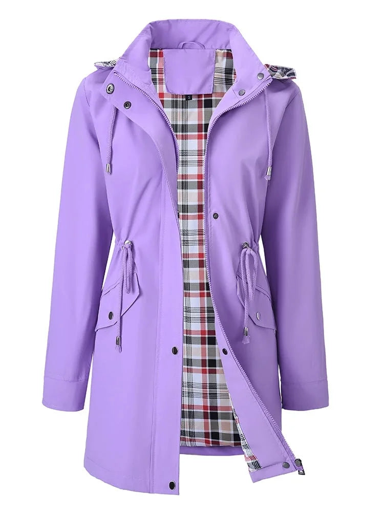 Parka à carreaux