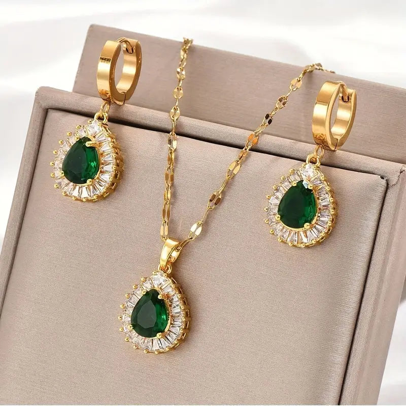 Ensemble de Bijoux Rheya Lysandelle en Or