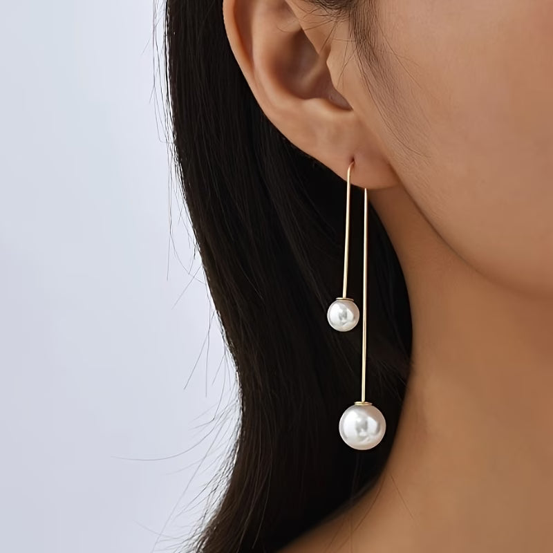 Boucles d'oreilles statement perles éclatantes