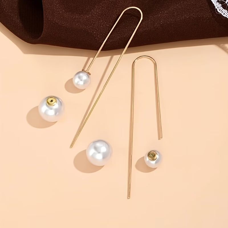 Boucles d'oreilles statement perles éclatantes