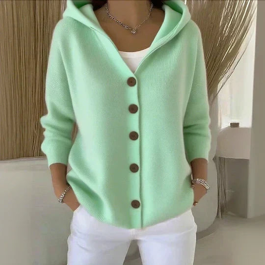 Rocío | Pull en tricot à capuche