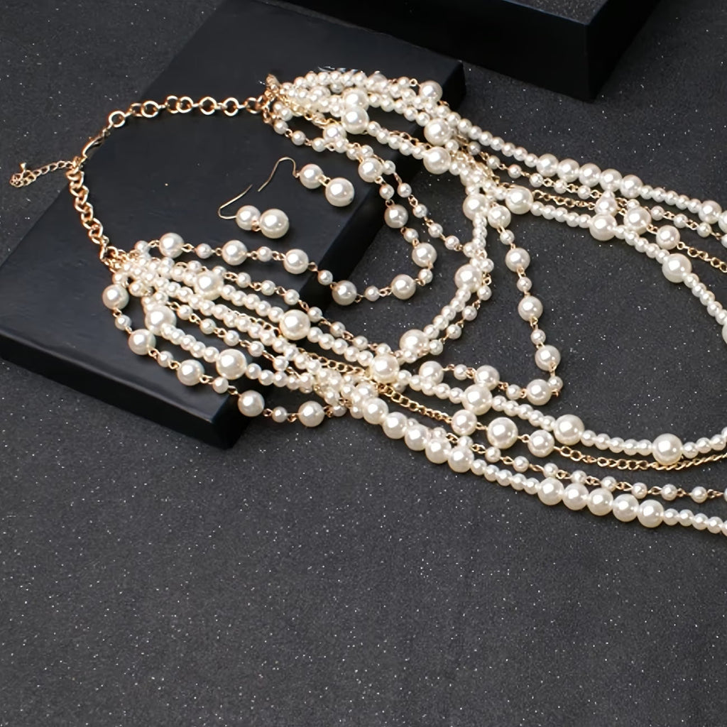 Ensemble de perles bohème multicouches