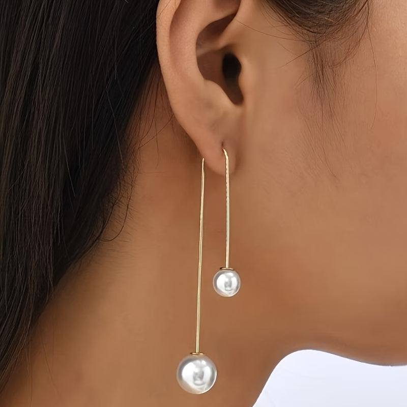 Boucles d'oreilles statement perles éclatantes