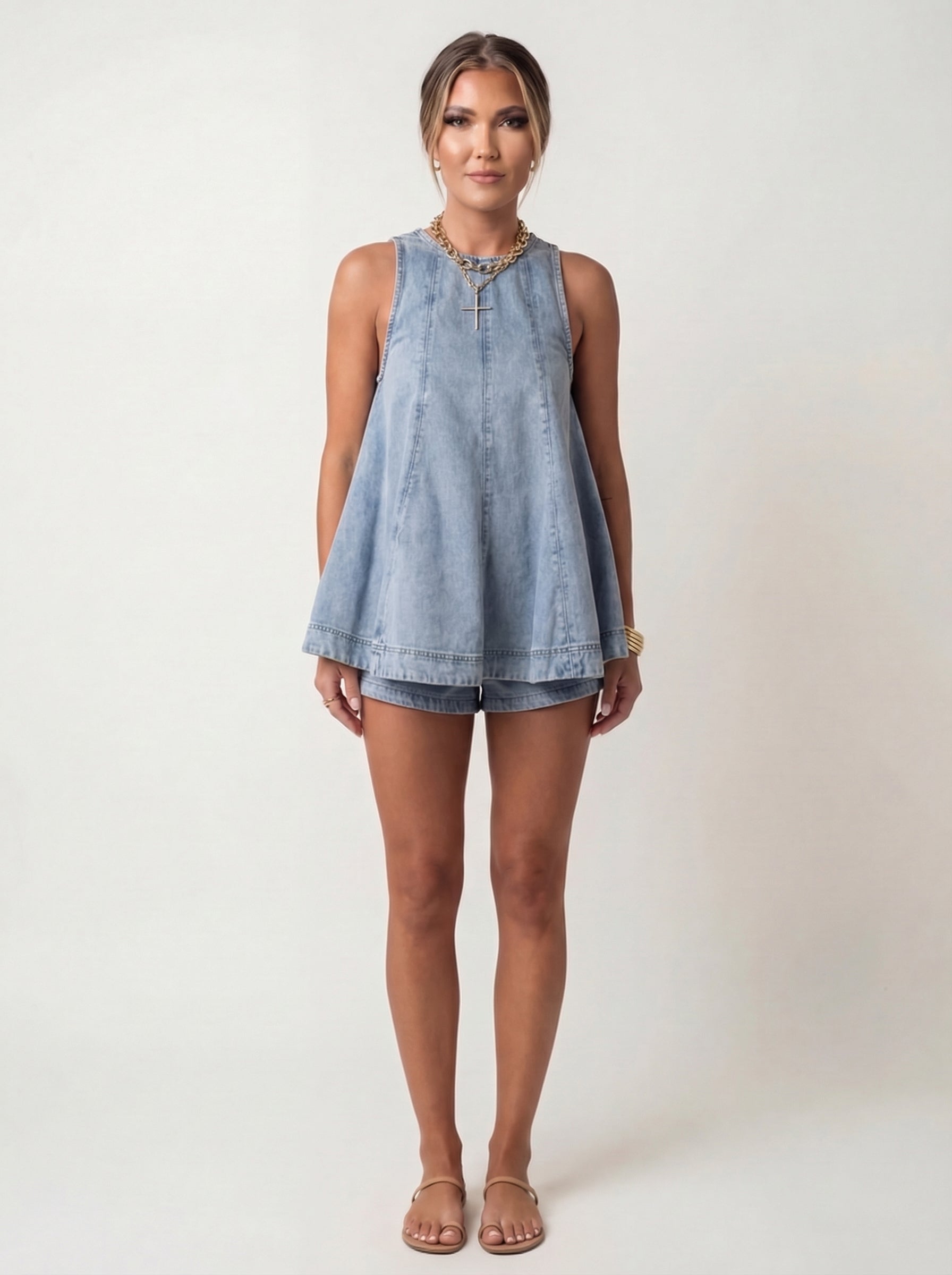 Tenue en jean deux pièces