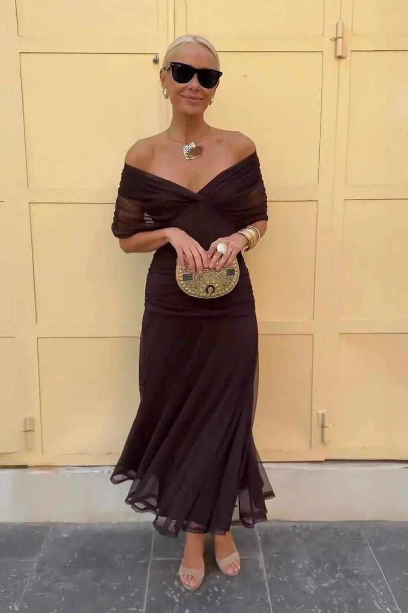 ELIZA™ – Élégante Robe Verte