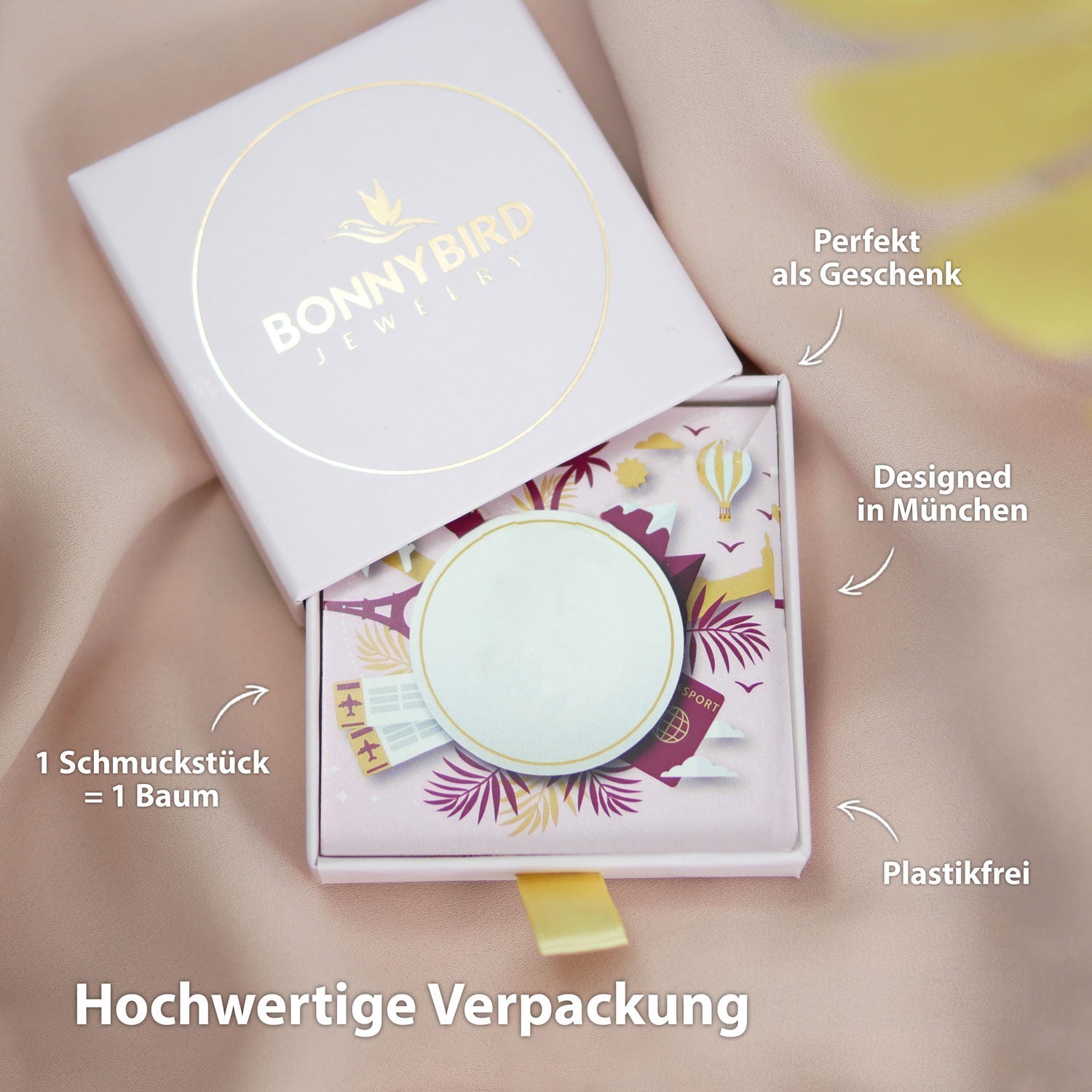 Bundle: BonnyBliss Kleeblatt Kette + Armband Silber