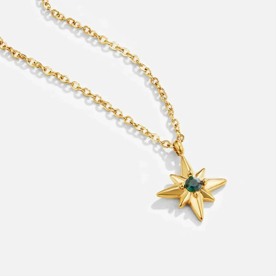 Collier Gemme Céleste en Or