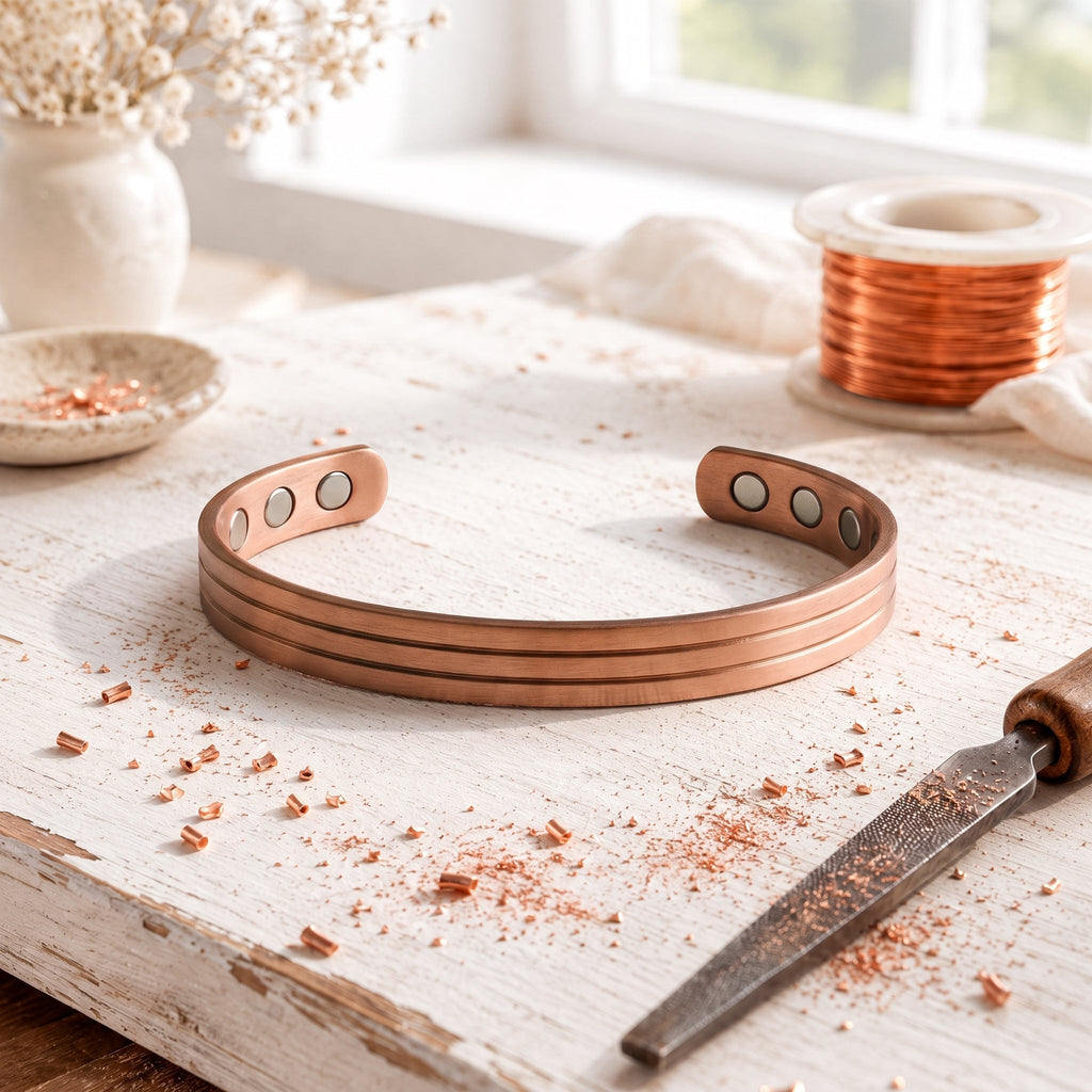 Furrow Kupferarmband