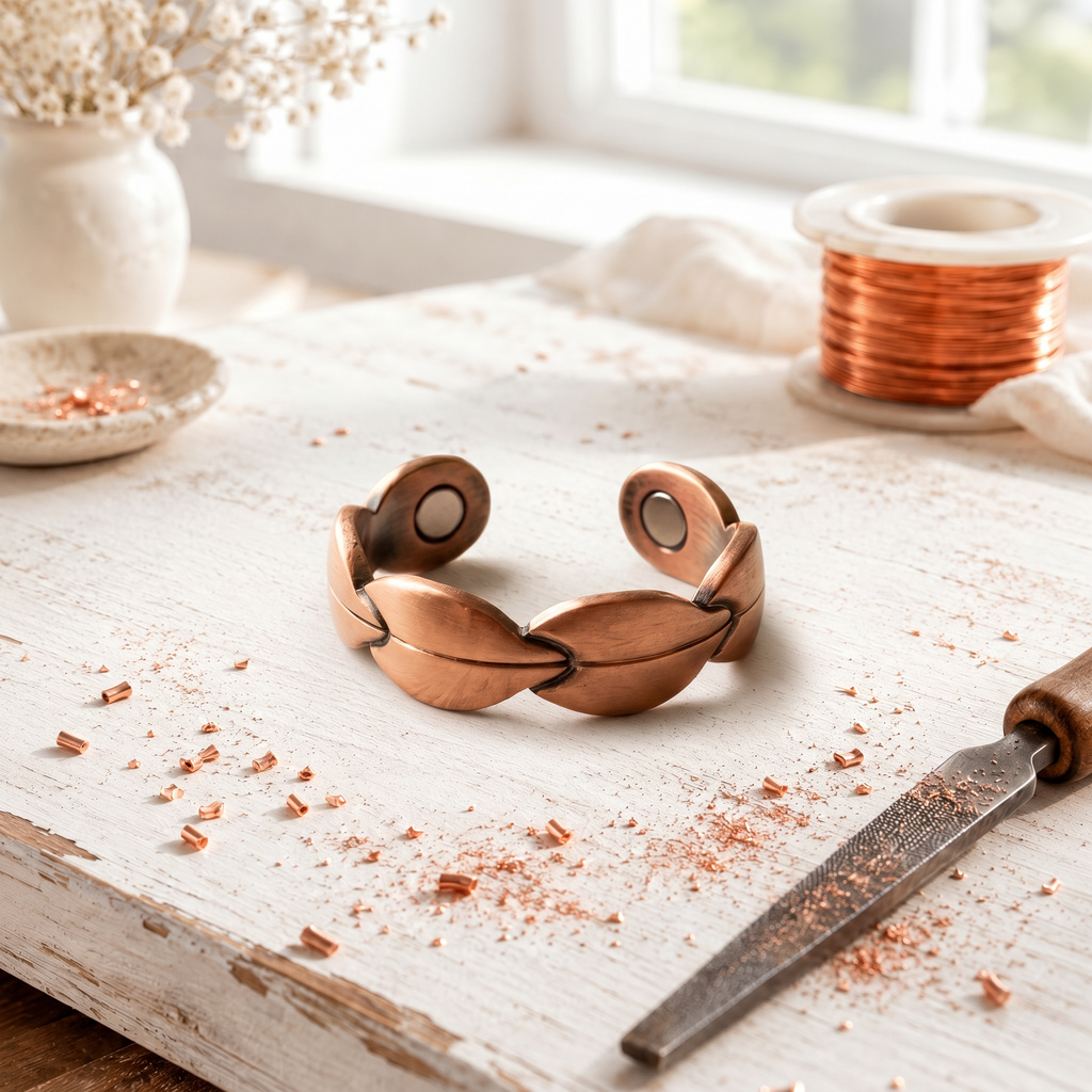 Ring aus Kupfer - Laurus