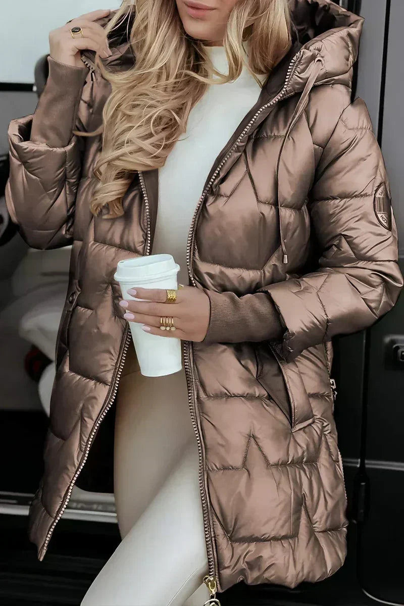 Sorella | Élégante veste d'hiver avec capuche