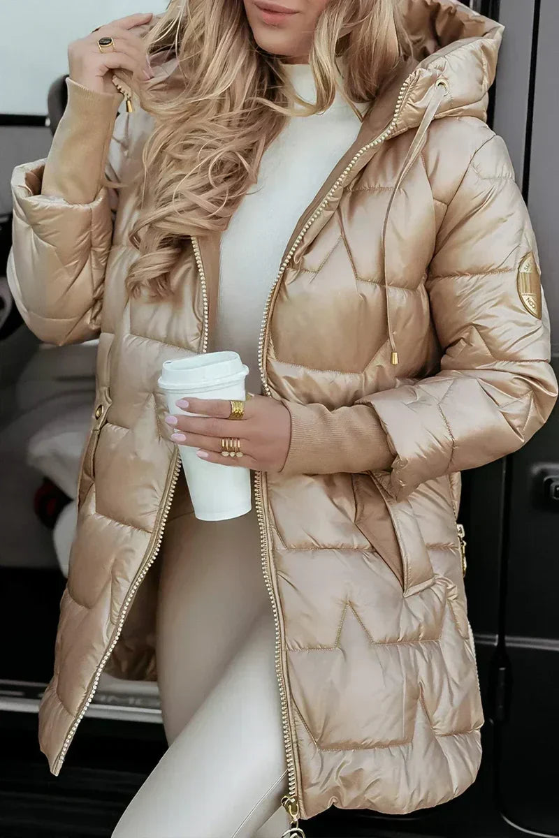 Sorella | Élégante veste d'hiver avec capuche
