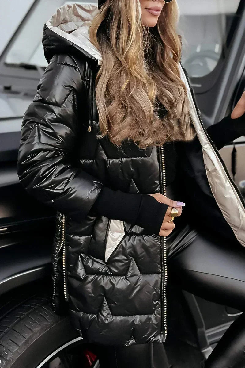 Sorella | Élégante veste d'hiver avec capuche