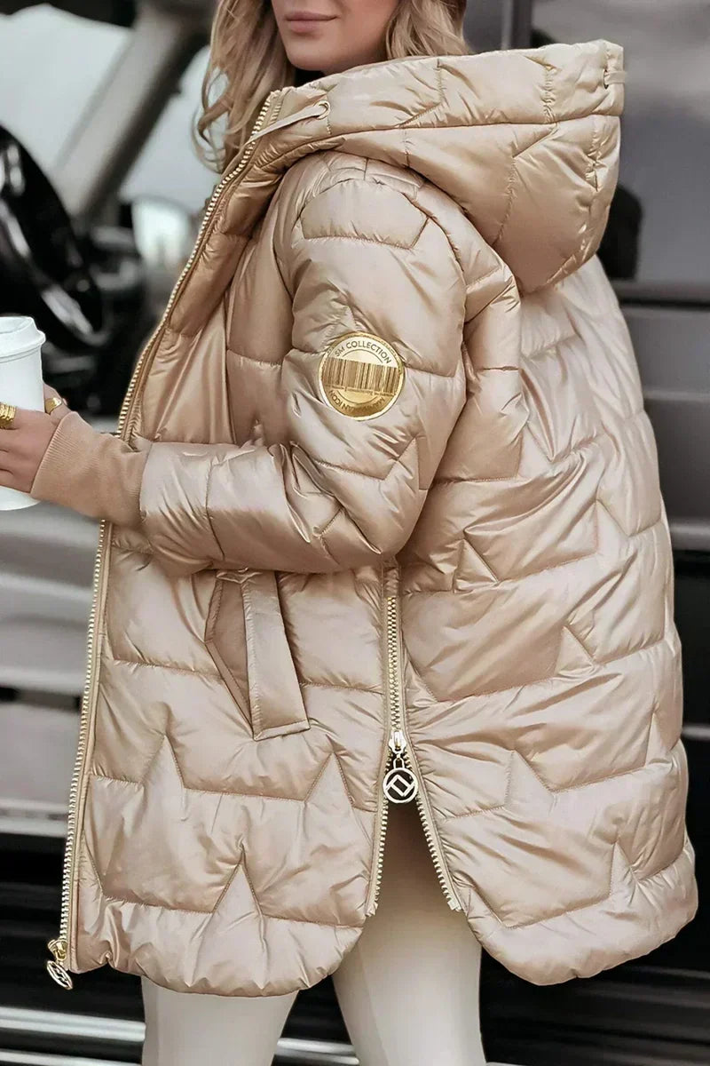 Sorella | Élégante veste d'hiver avec capuche