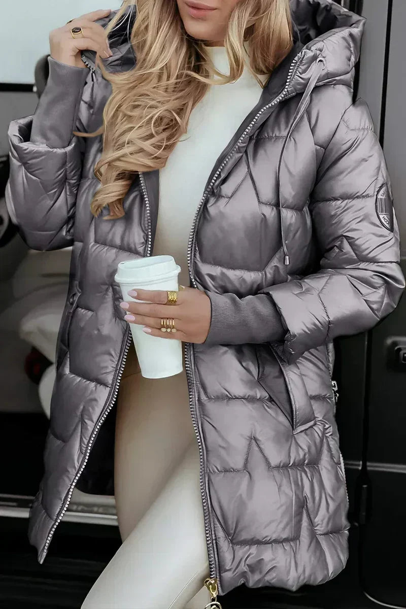 Sorella | Élégante veste d'hiver avec capuche
