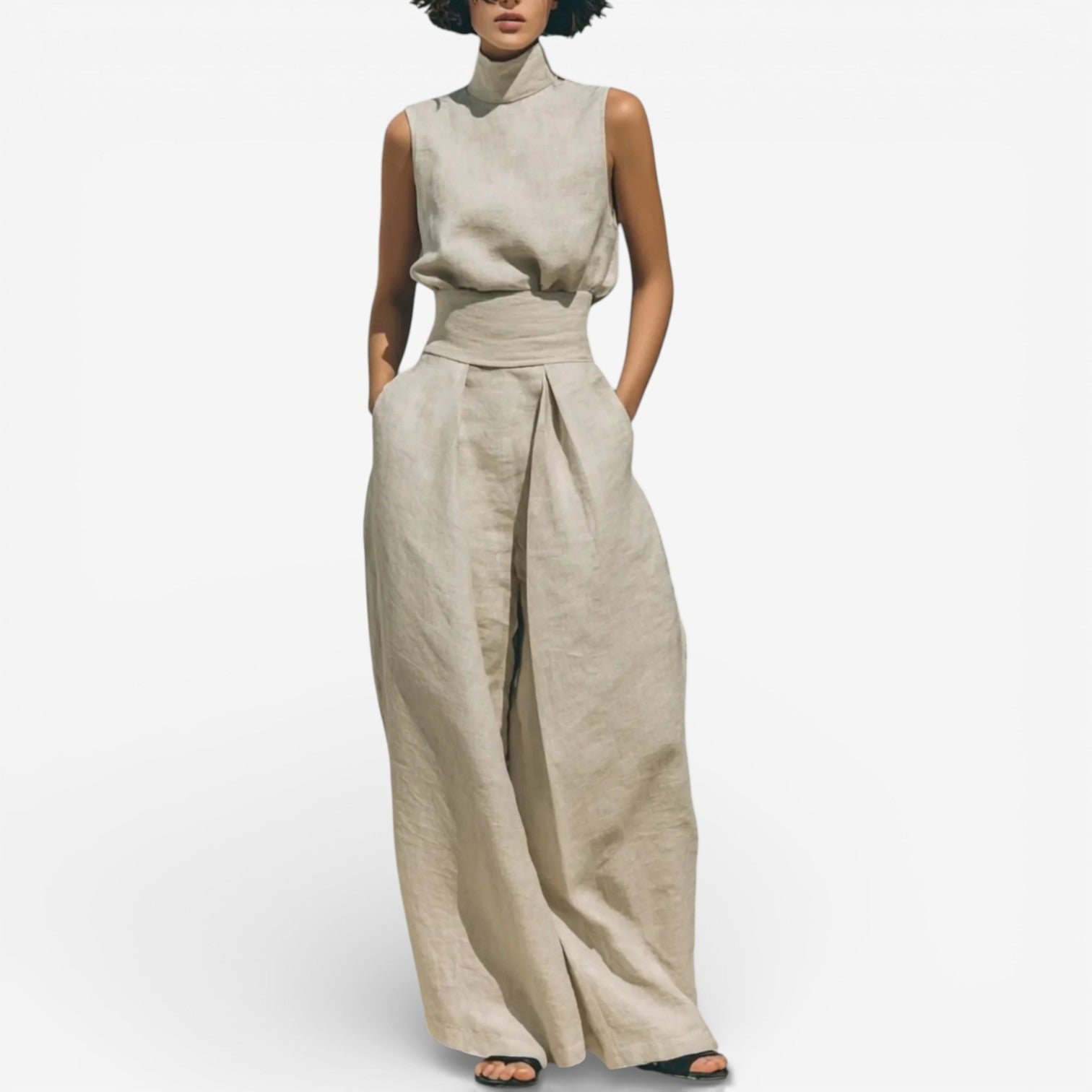 Ensemble pantalon d'été à jambes larges Nina™
