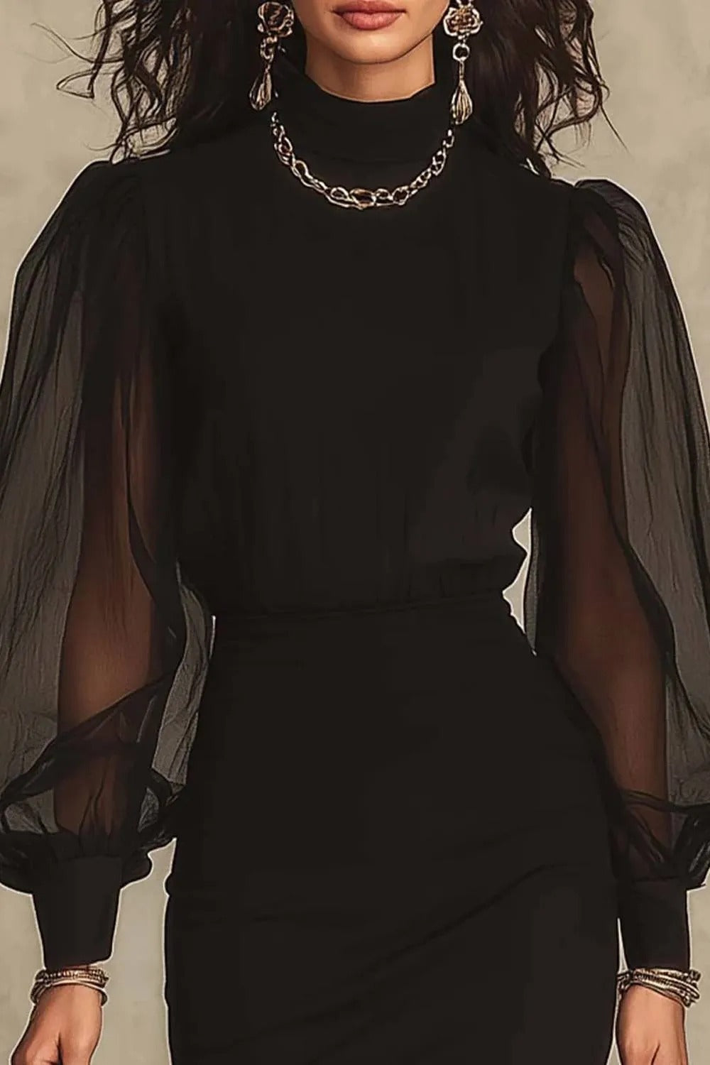 Élise | Robe longue en maille légère