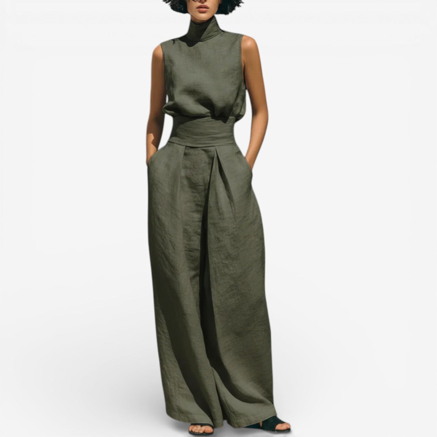 Ensemble pantalon d'été à jambes larges Nina™